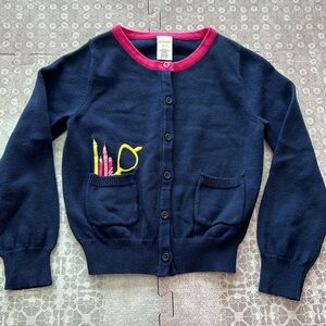 Gymboree- Back to school cardigan sweater - size S (5-6)